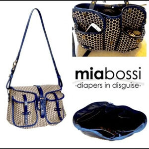 Mia Bossi Black Reese Diaper Bag